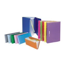 Portadocumenti a soffietto PPL 23x33 Colorati