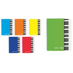 Maxi PPL spirale con fori Musica 50fg 100gr