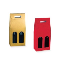 Scatola 2 bottiglie monocolore