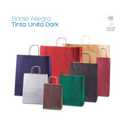 Confezione da 25 Shopper carta millerighe 16x21 -