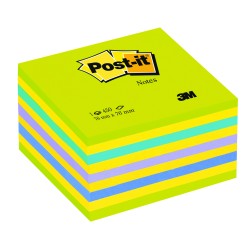 Post-It Cubo neon blu/verde 2028-NB