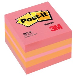 Post-It Mini cubo rosa 400 fogli 2051