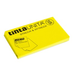 Foglietti riposizionabili Memo 75x125 giallo fluo