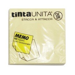 Foglietti riposizionabili Memo 75x75 giallo