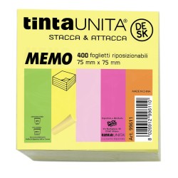 Cubo Memo 400fg 75x75 giallo