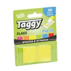 Segnapagina Taggy Pop-Up 50fg 25x45mm giallo