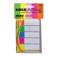 Segnapagina Memo Pop/Up 150fg 12x45  5 colori
