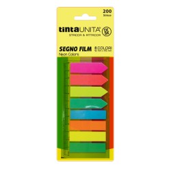 Segnapagina Memo 12x45 mix 8 colori freccia + std