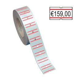 Etichette prezzatrice 21x12 Permanenti - 10 rotoli