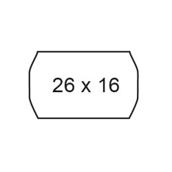 Etichette prezzatrice 26x16 Permanenti - 10 Rotoli