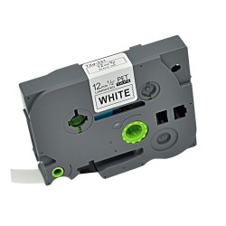 Nastri Etichette Brother 12mm NE/BN TZE-231