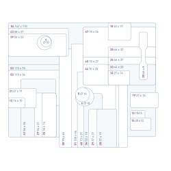 Etichette Pool Over Busta 10 fogli Pool Over | Etichette adesive 