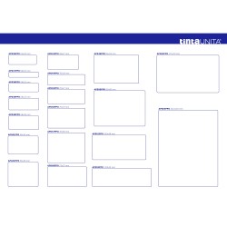 Etichette Pool Over Busta 10 fogli Pool Over | Etichette adesive 