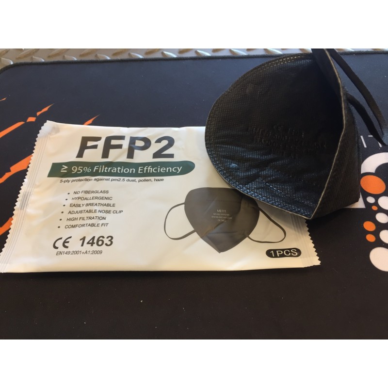 Mascherina KN95/FFP2 nera Ugotesi - marchi generici | Covid 19 / pronto soccorso 