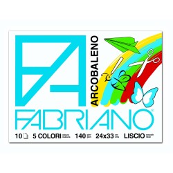 Album Fabriano 24x 33 arcobaleno fogli 10