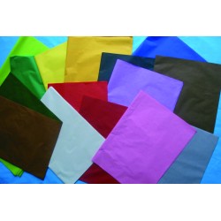 Conf. 24 fogli Velina colorata cm 50x76 piegata