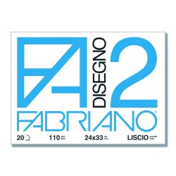 Album Fabriano 2 - 24x33 - Quadretto 5mm