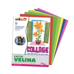 Carta Velina 24x34 24 fogli assortiti 706/24