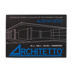 Album nero Architetto 24x33 - 10 fogli
