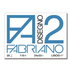 Blocco Fabriano 2 24x33 Squadrato fogli 20