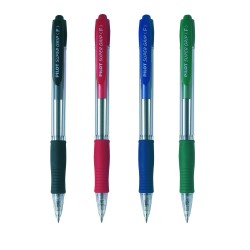 Penna a sfera scatto Pilot Super grip 0,7