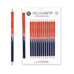 Matita bicolore rosso/blu Tinta Unita 4.0