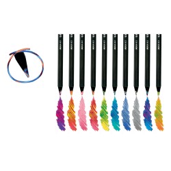 Pastelli Tinta Unita 4mm mina multicolore