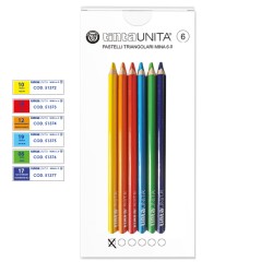 Pastelli Tinta Unita Triangolari 6.0 monocolore