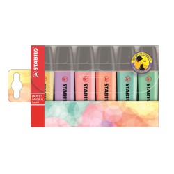 Evidenziatori Stabilo Boss Pastel 6pz ass. 70/6-2