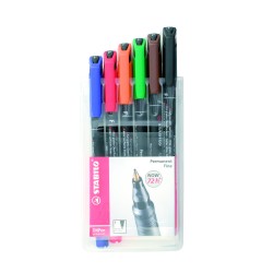 Stabilo Oh-Pen Busta 6 colori
