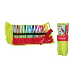 Pennarelli Stabilo Pen 68 Rotolo 25 colori