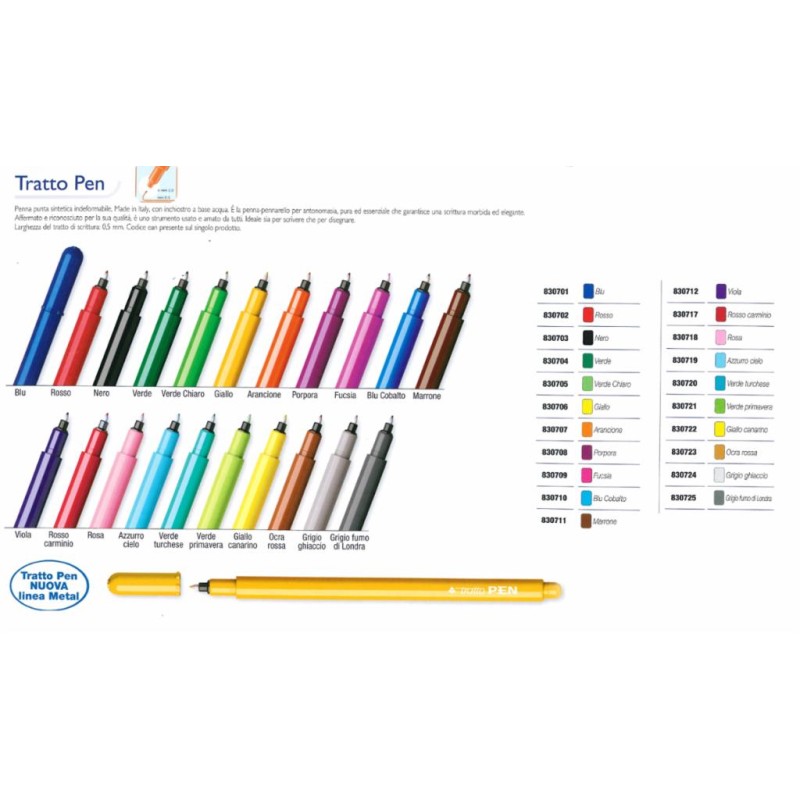 Tratto pen Fila Fila Tratto | Pennarelli punta fibra 