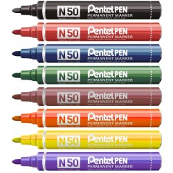 Marker Pentel N 50 punta tonda