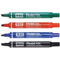 Marker Pentel N 60 punta scalpello