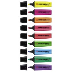 Evidenziatori Stabilo Boss colori singoli