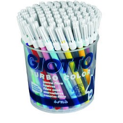 Barattolo 96 Pennarelli Giotto Turbo colori ass.