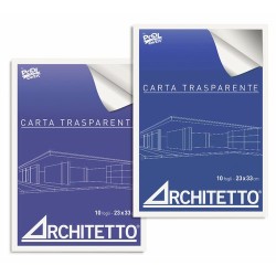 Blocco lucido Architetto 23x33 10 fogli