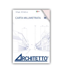 Blocco millimetrato Architetto 30x42 10 fogli