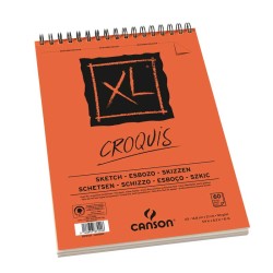 Blocco XL Avorio Croquis 60 fogli  A5 90gr