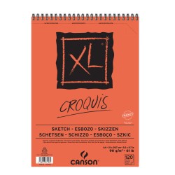 Blocco XL Avorio Croquis 120 fogli A4 90gr