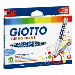 Pennarelli Giotto Turbo Giant 6 colori pastello