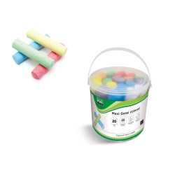 Barattolo 20 Maxigessi colorati 533 diam.20