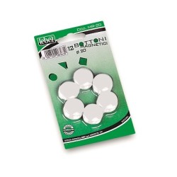 Blister 12 bottoni magnetici diam.20