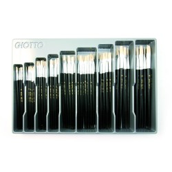 Espositore 126 pennelli piatti Fila Eterna 577