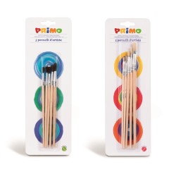 Blister 5 Pennelli Primo misure assortire