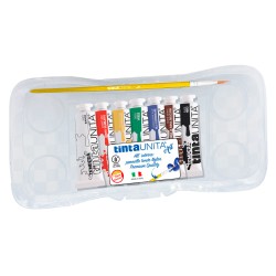 Scatola Tempere 12ml TU 7 colori assortiti