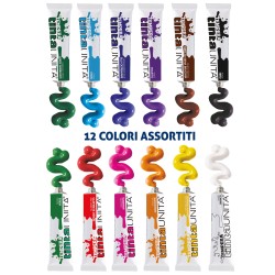 Tubo Tempera Tinta Unita 12ml monocolore
