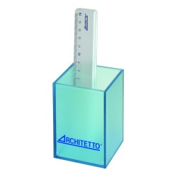 Display 24 righelli alluminio Architetto da 16 cm