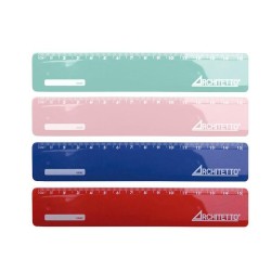 Barattolo 40 righelli colorati Architetto 16cm