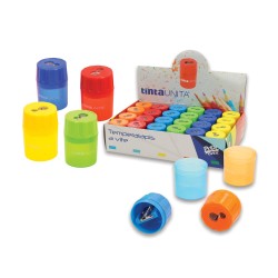 Esp. 24 Temperino con serbatoio 2 fori Tondo